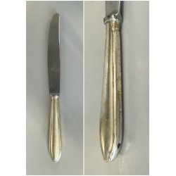 SERVIZIO POSATE VINTAGE 6 pers. Sambonet TRE STELLE ALPACCA ARGENTATO 90/45 INOX