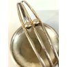CESTINO FRUTTA ø 21cm ALZATA DESIGN Gio Ponti Krupp MILANO ALPACCA ARGENTATA '30