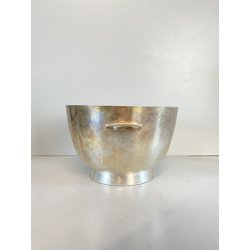 COPPA BOWL DESIGN Giò Ponti PER F.lli Calderoni ALPACCA ARGENTATA ART DECò '30