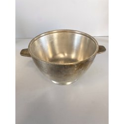 COPPA BOWL DESIGN Giò Ponti PER F.lli Calderoni ALPACCA ARGENTATA ART DECò '30