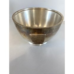 COPPA BOWL DESIGN Giò Ponti PER F.lli Calderoni ALPACCA ARGENTATA ART DECò '30