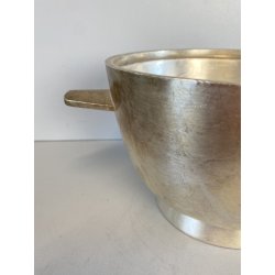 COPPA BOWL DESIGN Giò Ponti PER F.lli Calderoni ALPACCA ARGENTATA ART DECò '30
