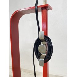 LAMPADA DA TERRA FLOS TOIO NERO ACHILLE CASTIGLIONI PIANTANA DESIGN ANNI 70 LAMP