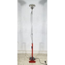 LAMPADA DA TERRA FLOS TOIO NERO ACHILLE CASTIGLIONI PIANTANA DESIGN ANNI 70 LAMP