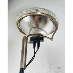 LAMPADA DA TERRA FLOS TOIO NERO ACHILLE CASTIGLIONI PIANTANA DESIGN ANNI 70 LAMP