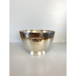COPPA BOWL DESIGN Giò Ponti PER F.lli Calderoni ALPACCA ARGENTATA ART DECO '30