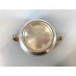 COPPA BOWL DESIGN Giò Ponti PER F.lli Calderoni ALPACCA ARGENTATA ART DECO '30