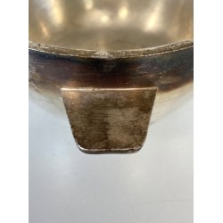 COPPA BOWL DESIGN Giò Ponti PER F.lli Calderoni ALPACCA ARGENTATA ART DECO '30