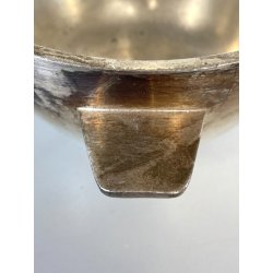 COPPA BOWL DESIGN Giò Ponti PER F.lli Calderoni ALPACCA ARGENTATA ART DECO '30