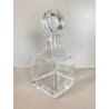 BOTTIGLIA CUBO DECANTER CRISTALLO Colle VINTAGE DESIGN Whisky Cognac LIQUORE '70