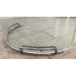 TAVOLO PRANZO VETRO OVALE anni 70 DESIGN ATTR. Gallotti & Radice TABLE GLASS