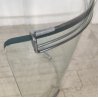 TAVOLO PRANZO VETRO OVALE anni 70 DESIGN ATTR. Gallotti & Radice TABLE GLASS