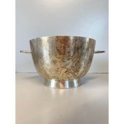 COPPA BOWL F.lli Calderoni DESIGN Giò Ponti ALPACCA ARGENTATA n°6 ART DECO '30