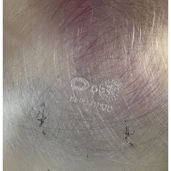 COPPA BOWL F.lli Calderoni DESIGN Giò Ponti ALPACCA ARGENTATA n°6 ART DECO '30