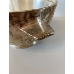 COPPA BOWL F.lli Calderoni DESIGN Giò Ponti ALPACCA ARGENTATA n°6 ART DECO '30