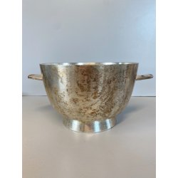 COPPA BOWL F.lli Calderoni DESIGN Giò Ponti ALPACCA ARGENTATA n°6 ART DECO '30