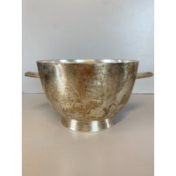 COPPA BOWL F.lli Calderoni DESIGN Giò Ponti ALPACCA ARGENTATA n°6 ART DECO '30