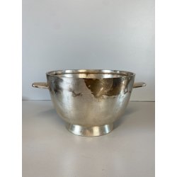 BOWL COPPA F.lli Calderoni DESIGN Giò Ponti ALPACCA ARGENTATA n°6 ART DECO '30