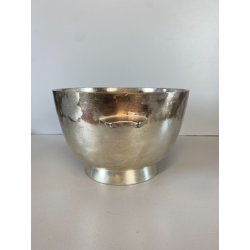 BOWL COPPA F.lli Calderoni DESIGN Giò Ponti ALPACCA ARGENTATA n°6 ART DECO '30
