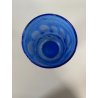 VASO VINTAGE VETRO MURANO Zecchin BLU MILLEFIORI AVVENTURINA ORO ARGENTO '80/'90