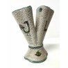 VASO LABOR DERUTA MAIOLICA SMALTATA CERAMICA DESIGN VINTAGE SANTE PELLI SCULTURA