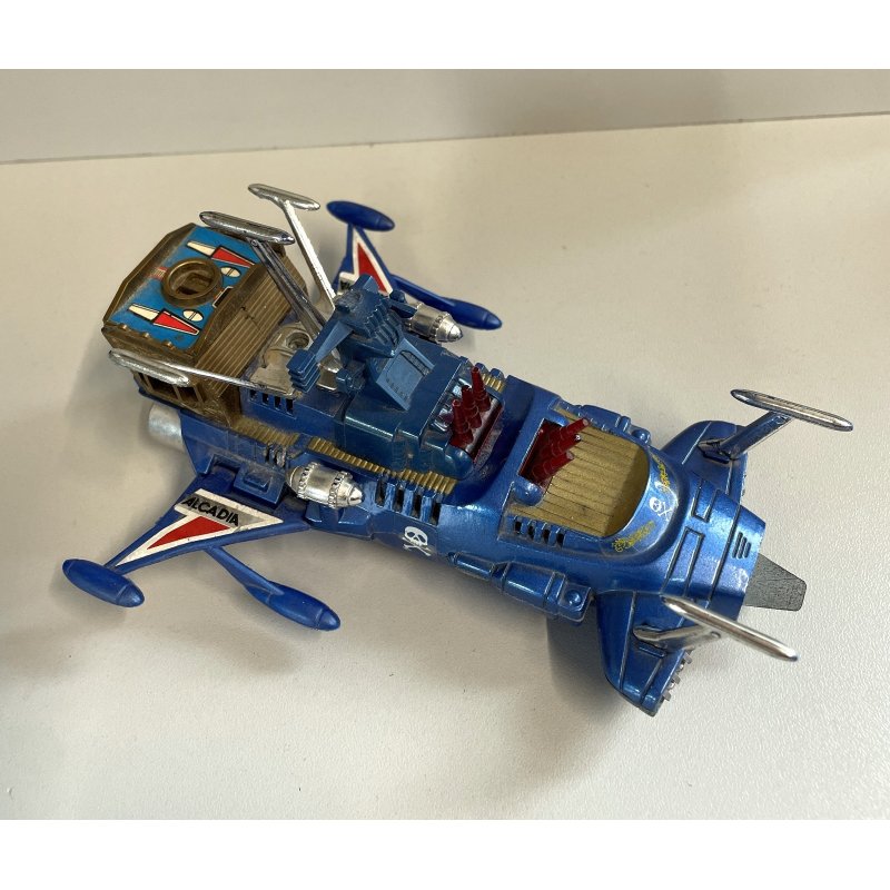 ASTRONAVE Capitan Harlock ARCADIA gioco vintage NAVE SPAZIALE '70 Takatoku Toys