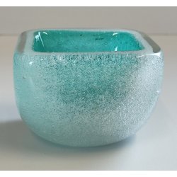 VASO PULEGOSO VERDE vetro sommerso Murano Venini ANNI 40 design Carlo Scarpa