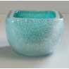 VASO PULEGOSO VERDE vetro sommerso Murano Venini ANNI 40 design Carlo Scarpa