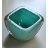 VASO PULEGOSO VERDE vetro sommerso Murano Venini ANNI 40 design Carlo Scarpa