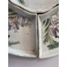 ANTICO Sweet Meat Set PORTATA 7 pz. PORCELLANA CINESE Famille Rose ø26cm '20/'30