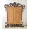 ANTICA SPECCEHIRA CAMINIERA MURO 1920 ART NOUVEAU SPECCHIO LEGNO NOCE INTARSIATO