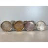 SET 7 VASI MONOFIORE DESIGN Gio Ponti PER F.lli Calderoni ALPACCA ARGENTATO '900