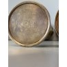 SET 7 VASI MONOFIORE DESIGN Gio Ponti PER F.lli Calderoni ALPACCA ARGENTATO '900