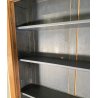 ANTICA LIBRERIA VETRINA LEGNO NOCE 2 ANTE CREDENZA PRIMI 1900 ARMADIO CRISTALLI