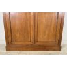 ANTICA LIBRERIA VETRINA LEGNO NOCE 2 ANTE CREDENZA PRIMI 1900 ARMADIO CRISTALLI