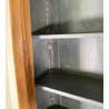 ANTICA LIBRERIA VETRINA LEGNO NOCE 2 ANTE CREDENZA PRIMI 1900 ARMADIO CRISTALLI