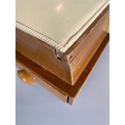 CESTINO DA CUCITO GIOCATTOLO Sarzi VINTAGE IN LEGNO E PLASTICA PORTA LAVORO '60