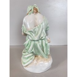 STATUINA PORCELLANA Herend 5426 FIGURA MATERNITA MOTHERHOOD 20 cm/h EPOCA 1941
