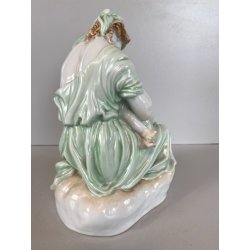 STATUINA PORCELLANA Herend 5426 FIGURA MATERNITA MOTHERHOOD 20 cm/h EPOCA 1941