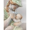 STATUINA PORCELLANA Herend 5426 FIGURA MATERNITA MOTHERHOOD 20 cm/h EPOCA 1941