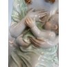 STATUINA PORCELLANA Herend 5426 FIGURA MATERNITA MOTHERHOOD 20 cm/h EPOCA 1941