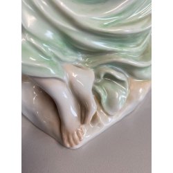 STATUINA PORCELLANA Herend 5426 FIGURA MATERNITA MOTHERHOOD 20 cm/h EPOCA 1941