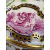 ANTICA TAZZA da BRODO CON COPERCHIO PORCELLANA SP Dresden SCENE PUTTI '800/'900