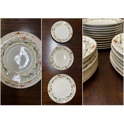 LOTTO 27 pz PIATTI + PEZZI PORTATA PORCELLANA Richard Ginori DECORO 2576 LIBERTY