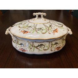 LOTTO 27 pz PIATTI + PEZZI PORTATA PORCELLANA Richard Ginori DECORO 2576 LIBERTY