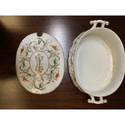 LOTTO 27 pz PIATTI + PEZZI PORTATA PORCELLANA Richard Ginori DECORO 2576 LIBERTY