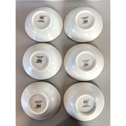 SET 12 pz. BOWL VINTAGE VITRO PORCELAIN Arnolfo di Cambio TABLE TOP ø 15x4 cm/h