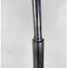 LAMPADA TERRA AD ARCO PIANTANA DESIGN ANNI 70 METALLO CROMATO MARMO FLOOR LAMP