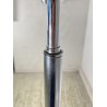 LAMPADA TERRA AD ARCO PIANTANA DESIGN ANNI 70 METALLO CROMATO MARMO FLOOR LAMP