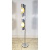 LAMPADA DA TERRA PIANTANA SPACE AGE DESIGN ANNI 70 ACCIAIO CROMATO FLOOR LAMP